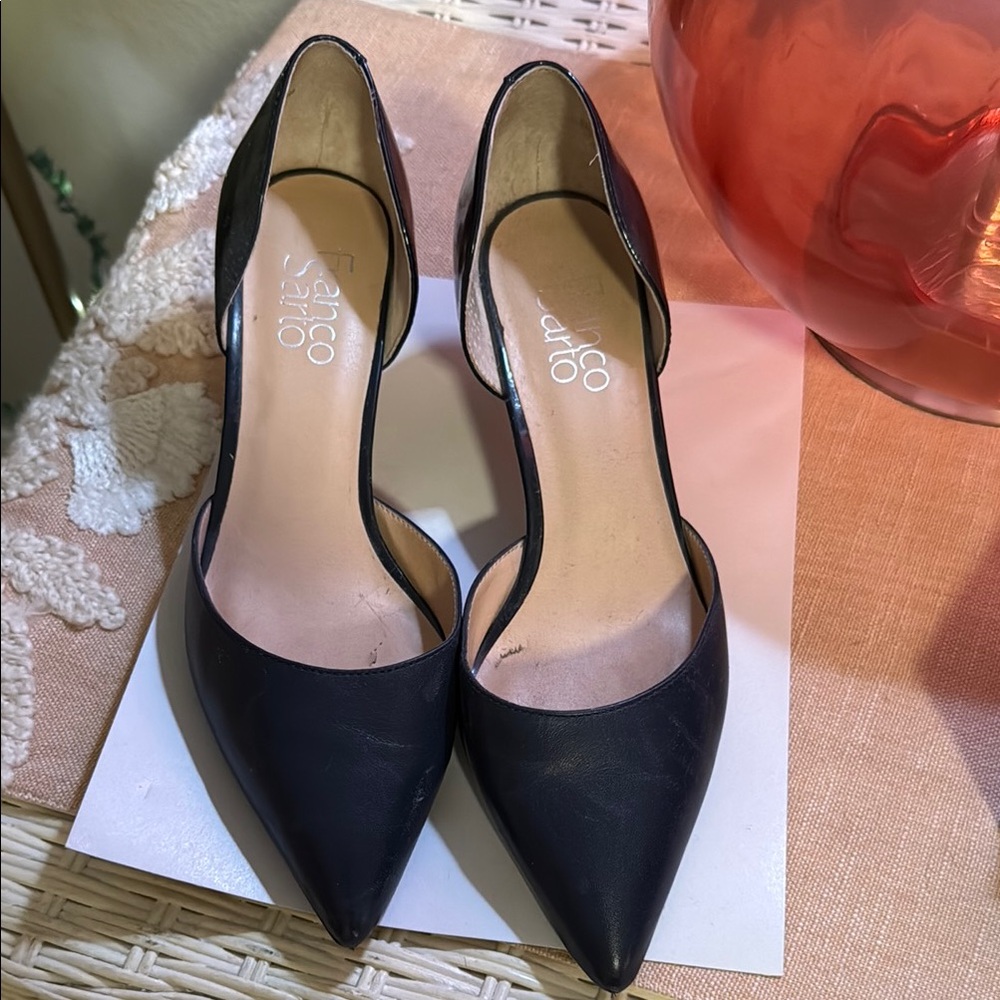 Franco Sarto Women's Navy Heels